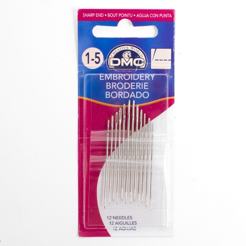 DMC, Embroidery, Needle Pack, Size 1-5